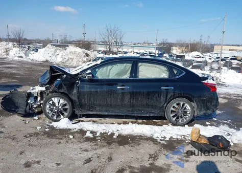 2017 Nissan Sentra Sr Turbo z USA, uszkodzony, nr VIN 3N1CB7AP3HY237436